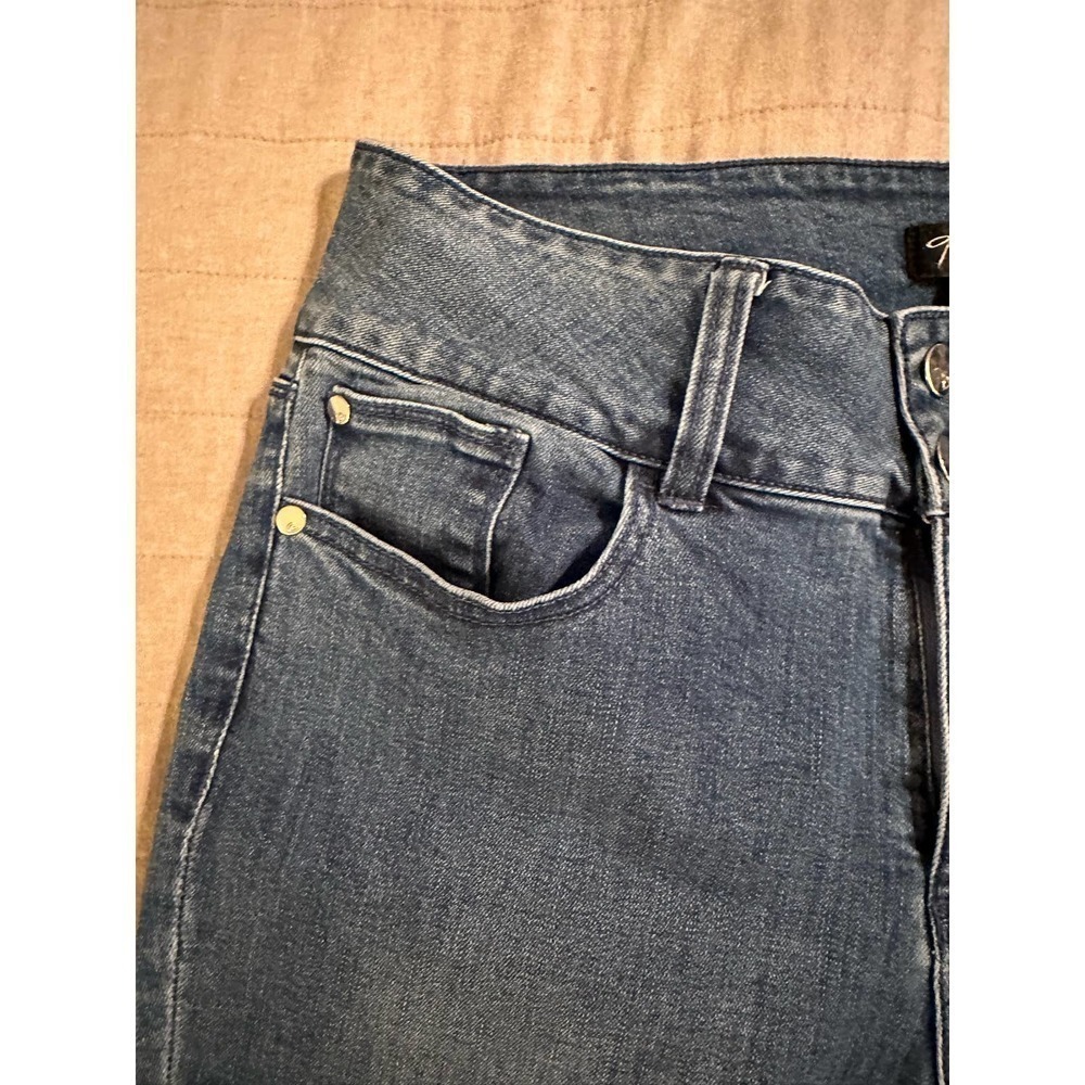 THALIA Sodi Faux Pearl Ankle  Skinny Jeans - Picture 10 of 12